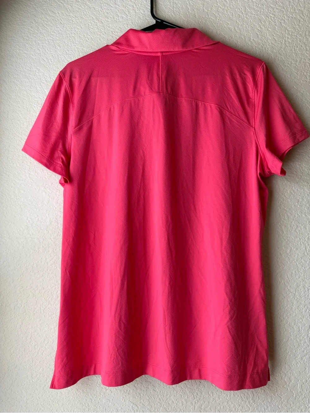 lululemon athletica Hot Pink Short-Sleeve Button-Front Polo